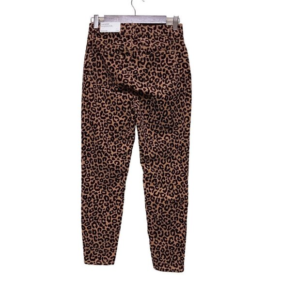 NEW! Ann Taylor Skinny High Rise Cheetah Animal Print Corduroy Pants Women's 4 - Picture 5 of 11